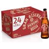 Peroni Birra Gran Riserva Rossa, Cassa con 24 Birre in Bottiglia da 33 cl, 7.92 L, Birra Rossa dal Gusto Corposo con Aroma di Malto e Caramello, Gradazione Alcolica 5.2% Vol