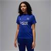 Nike Maglia da Calcio Pre-Partita A Manica Corta Jordan Dri-Fit Paris Saint-Germain Academy PRO da Donna - Quarta, Deep Royal Blue/Deep Royal Blue/Phantom, HJ3194-455, M