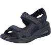 Rieker 67666, Sandali da Trekking Donna, Nero, 41 EU