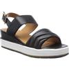 Geox D Rosita, Sandalo Donna, Black, 39 EU