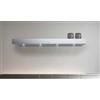Baraldi MENSOLA Cappa a Parete Inox 120 cm - 900 m³/h con LED con Ripiano - 01MENPA120ST90