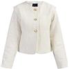 caspio Damen Kurze Blazerjacke 29027482-ca06, Wollweiss, L Blazer, Bianco, L Donna