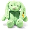 Steiff Tilda - Peluche a forma di coniglio, 20 cm, colore: verde, con orecchie pieghevoli, Soft Cuddly Friends, morbido peluche per coccole e giocare, lavabile in lavatrice