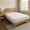Fusion Materassi Materasso Memory Foam 25 cm/30 cm con Rivestimento Aloe Vera - Ortopedico, Ipoallergenico, Antibatterico,Ergonomico per Sonno Profondo e Rilassante (Altezza 25 cm, Singolo 80 x 190 cm)