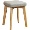 Stools Sgabelli Da Pranzo in Legno Trucco della Camera da Letto Reception Scrivania Cambio delle Scarpe Materiale in Legno di Gomma