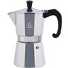 FOREVER Caffettiera Moka Induzione 6 Tazze, Miss Moka Prestige Induction, Caffettiera Moka per Casa, Caffettiera Portatile per Viaggio, Tazze di Caffè, inclusa Guarnizione in Silicone