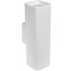 Universo Applique gesso LED GU10 lampada rettangolare doppia emissione luce parete 230V