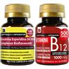 LABOTTEGADEGLIINTEGRATORI Set di Integratori Circolazione Antiossidante + Energia | Diosmina Esperidina Bioflavonoidi 100 Compresse + Vitamina B12 500 Compresse | Senza Glutine e Lattosio