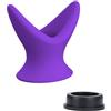 AMAZBEE Plug anale cavo espansore del tunnel con plug per uomini e donne Dilatatori anali a forma di V per l'espansione Dilatatori vaginali per adulti (M,1)