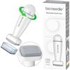 P-Beauty Cosmetic Accessories P-Beauty Derma Stamp - Microneedling - Mesoroller con 120 aghi in acciaio inox di alta qualità, lunghezza regolabile 0-2 mm, per anti-invecchiamento, rigenerazione della pelle, crescita dei capelli
