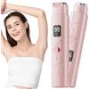 Colexy Rasoio elettrico da donna, 2 in 1, rasoio elettrico a doppia testa, per donna, rasoio intimo, impermeabile, senza fili, per bagnato/asciutto, epilatore per viso, bikini, ascelle, gambe e corpo