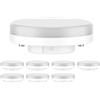 ledscom.de 8 pezzi lampadina GX53 LED, bianco caldo (2700 K), 4,2 W, 372lm, 96°, opaco