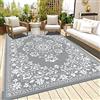 Enyhom Tappeto per Esterni Extra Large 180 x 270 cm, Plastica Pieghevole Tappeto da Esterno Impermeabile Resistente per Patio, Campeggio, Giardino, Picnic, Spiaggia, Balcone, Terrazza, Cortile
