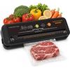 Megawise Potente ma compatta macchina sottovuoto One-Touch automatica per alimenti (nero)