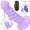 Intense Brenda Spiral Design Vibrator with Remote M Purple