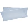 H HANSEL HOME 2 Pezzi Federe 135x40cm per Cuscino Letto in 100% Microfibra con Cerniera, Copricuscini Morbido e Trasparente - Grigio