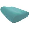 Edda Lux Federa adatta al Tempur Original cuscino S, M, L e XL, 50 x 31 cm, in morbido jersey di 100% cotone per guanciali da collo, Salvia