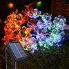Ninonly Catena Luminosa Solare, 14m 120 LED Luci Fiori di Ciliegio Esterno, 8 Modalità Luce Solare Impermeabili, Luci Fiore Decorazione per Giardino Feste Matrimoni Cortile Natale