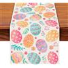 Zernblend 1 Pezzo 183 * 33cm Uovo di Pasqua Runner da Tavola, Runner da Tavola Pasqua, Pasqua, Runner da Tavola Beige