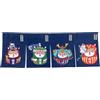 CoolChange Tenda giapponese | 85 x 30 cm | porta Noren in tessuto | gatto asiatico| Daruma Shiba Inu (Blu, 30 x 85 cm, Daruma Shiba Inu)