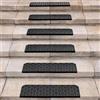 Spurtar Set di Scala 6 Gradini Antiscivolo per Tappeti, Strisce Antiscivolo in Gomma per Scale, Tappeto Scala Adatte per Interni ed Esterni, Ideali per Scale in Legno, Marmo e Pietra, 65 x 25 cm