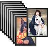 MOPLA 10pcs A5 Cornice Magnetica Autoadesiva,21 x 14.8cm Informazioni Cornice, Display Impermeabile,Coperture per Segnaletica,Foto,Documenti,Pareti e Finestre,Chiusura Magnetica,Copertura Magnetica