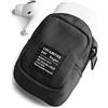 Ringke Mini Pouch Block Pochette Compatibile con Cover AirPods, Galaxy Buds, Porta Carte Credito - Black Nero