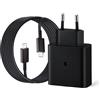 Mijun 45W USB C Caricabatterie a Ricarica Super Veloce per Samsung Galaxy S25 S24 S23 S22 S21 S20 Ultra/Plus/FE, Tab S10+ S9 S8 S7 FE, Note10+, Alimentatore USB C Spina con 2M 5A Cavo Tipo C Caricatore
