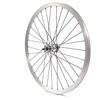 KHEbikes KHE Fixie Ruota Posteriore 700C 28 Cuscinetto Industriale a 32 fori, Argento Doppio Cerchio Flip Flop Starr + Ruota Libera