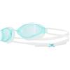 TYR Racing Goggle, Occhialino da Competizione Tracer X Unisex-Adult, Blue Clear, Taglia unica