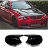 Hengjiayao Calotte Specchietti per BMW E81 E82 E87 E88 E90 E91 E92 E93 LCI | Specchietto Retrovisore E90 E91 2009-2011 E92 E93 2010-2013 LCI Facelift Nero Brillante 2 PCS