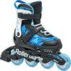 Rollerblade MICROBLADE SL, Pattini in linea Bambino, nero/blu cielo, EU: 36.5-40.5 (UK 4-7 / US: 5-8)