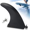 yuejuhe Pinne della Tavola da Surf Rimovibile, Pinne in Nylon per SUP Universale con Viti per Longboard Surfing, Paddleboard, Kayak (Nero)
