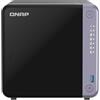 QNAP TS-432X-4G-US NAS desktop a 4 alloggiamenti 10GbE con processore quad-core ARM Alpine AL524 e RAM DDR4 da 4 GB (senza disco)