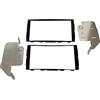 Electric House KIT Completo Montaggio Autoradio MASCHERINA 2 Doppio DIN Compatibile per NISSAN JUKE dal 2014 NERO LUCIDO
