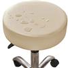 ZZDZW 1/2/4/6 Pezzi Copri Pouf Da Bar Rotondo Impermeabile Pelle PU Copriseduta Sedie Alta Elasticità Fodera Per Sedia Cuscino Copridivano Coprisgabello Da Bar Elastico Per Sedie ( Color : Light beige , Siz