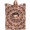 NOONATIVE Flanella Coperta Con Foto del viso Personalizzate,coperta personalizzata con facce divertenti per letto divano,Regalo di compleanno per uomo e donna