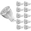 Generic Fengyan Casa Lampadine Lampada 10pcs Illuminazione Bombillas LED GU10 lampadine 12 24 Volt 5W Spotlight Alto Potere Luminoso Eccellente Alluminio Shell 12v 24v Domestico Lampada