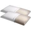 Em.An Srl EMAN - Coppia Cuscini Letto Matrimoniale in Lattice Forato, Guanciale Letto Traspirante 4 Stagioni, Anatomico si Adatta Perfettamente a Peso e Posizione del Sonno Individuale Made in Italy (2, H12)
