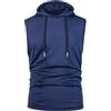 Harbrosrce Uomo Allenarsi Senza Maniche Felpa con Cappuccio Bodybuilding T-Shirts Palestre Fitness Canottiera Maglietta Sportivi Camicie Superiore Canotta con Tasche