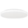 Eglo Rovito Plafoniera a LED, rotonda, per bagno, lampada da soffitto in plastica di colore bianco, luce bianca calda e fredda, IP44, diametro 30 cm