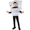 NECA Rubies Costume Skibidi Toilet per bambino e bambina, Abito WC gonfiable con ventilatore e maschera, Licenza Ufficiale, Taglia Unica per Carnevale, feste, cosplay