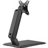 Conecto Supporto per monitor, touchscreen, VESA 75 e 100, 17-32 pollici, fino a 8 schermi KG, ruotabile a 360°, inclinabile, regolabile in altezza, nero
