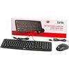LINK LKTAST08 - KIT Tastiera Italiana 108 tasti e Mouse Ottico con cavo USB