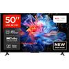 TCL 50V6C Smart TV LED Direct da 50, HDR 4K, con tecnologia Google TV (Dolby Audio, Motion Clarity, compatibile con Google Assistant e Alexa)