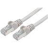 PremiumCord Cavo Patch Cat 5e S/FTP, 1Gbit/s, Cavo Ethernet, LAN, RJ45 Connettori, Flessibile e Robusto, AWG 26/7, Conduttori 100% CU, Grigio, 0,5 m