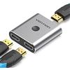 Vention - Switcher bidirezionale HDMI a 2 porte, colore: Argento