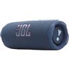 JBL Flip 7 Speaker Bluetooth Portatile Wireless, 16 Ore di Autonomia, Impermeabile IP68, Resistente alla Polvere e Antiurto, Suono Pro con AI Boost, Connessione Multi-Speaker Auracast, Blu