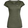 SALEWA T-SHIRT PUEZ MELANGE DRY'TON DONNA