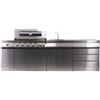 NATERIAL Cucina da esterno con cassetti ILo NATERIAL 4 bruciatori L 55.3 x H 90 x P 93 cm